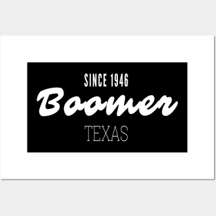 Boomer Texas Posters and Art